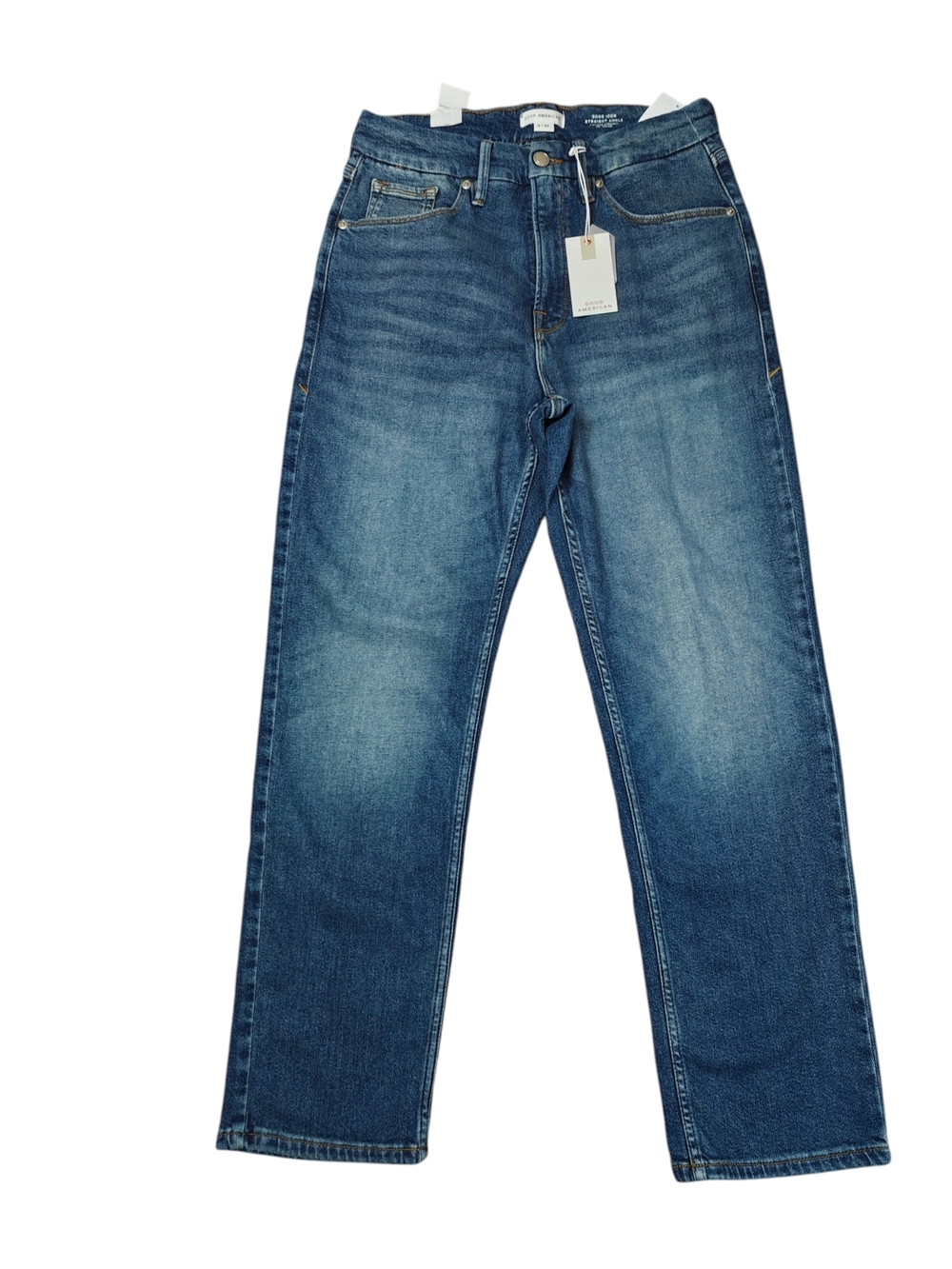 Good American Good Icon Straight Ankle High-Rise Jeans Size 8/29 NWT Women's Reg
